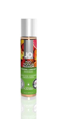Смазка на водной основе System JO H2O — Tropical Passion (30 мл) без сахара, растительный глицерин, "Тропическая страсть"