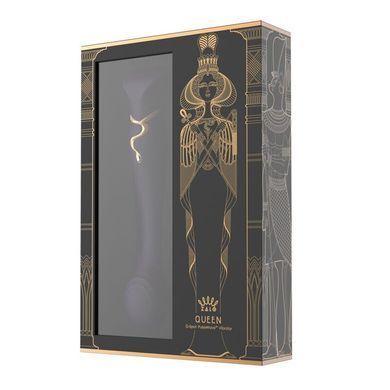 Смартвібратор Zalo &mdash; Queen Twilight Purple, пульсівна перлина, кристал Swarovski