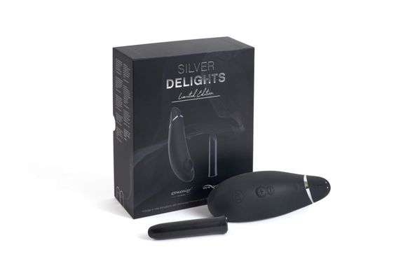 Премиальный подарочный набор Silver Delights Collection: Womanizer Premium и We-Vibe Tango