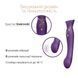 Смартвібратор Zalo &mdash; Queen Twilight Purple, пульсівна перлина, кристал Swarovski