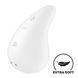 Вібратор для зовнішньої стимуляції Satisfyer Dew Drop White, 2 мотори, 12 режимів, м&rsquo;який корпус