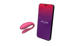 Смарт-вибратор для пар We-Vibe Sync Lite Pink, 10 виброрежимов, можно совмещать с проникающим сексом