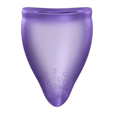 Менструальна чаша Fun Factory FUN CUP SIZE B Black Currant, багаторазова, діаметр 4,3 см, об&rsquo;єм 30 мл