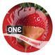 Презерватив ONE Flavor Waves 1 шт зі смаком полуниці в шоколаді (Chocolate Strawberry)
