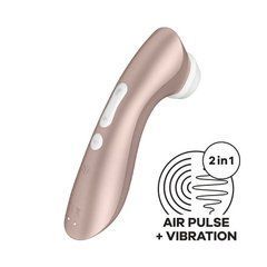 Вакуумний кліторальний стимулятор Satisfyer Pro 2+ Vibration з вібрацією