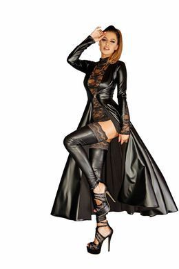 Сукня Noir Handmade F128C Powerwetlook gown coat - L