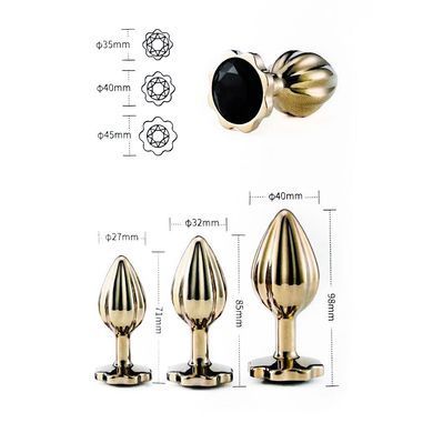 Набір анальних пробок LOCKINK YEAHWOW Nympho Butt Plug Set