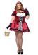 Еротичний костюм Червоної шапочки Leg Avenue Gothic Red Riding Hood 1X&ndash;2X, сукня, накидка
