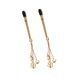 Затискач для сосків Atr of Sex - Nipple Clamps Golden Clover