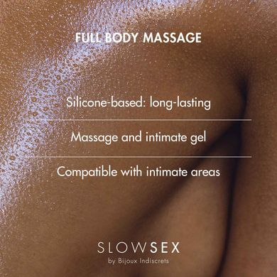 Гель-лубрикант для масажу всього тіла FULL BODY MASSAGE Slow Sex by Bijoux Indiscrets (Іспанія), кокос