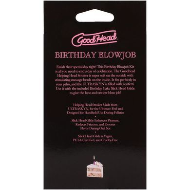 Набір для мінету Doc Johnson GoodHead Birthday Blowjob Kit