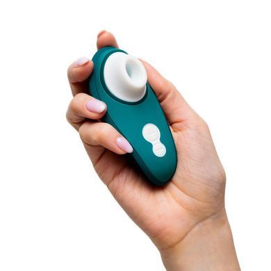 Вакуумний кліторальний стимулятор Womanizer Liberty 2 Dark Petrol, 8 режимів, магнітна кришечка