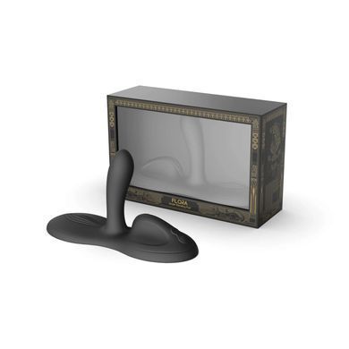 ВІБРАТОР ДЛЯ КЛІТОРА І ТОЧКИ G З ПІДІГРІВОМ Zalo &ndash; Flora Obsidian Black