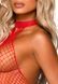 Еротичний сітчастий бодістокінг Leg Avenue Racer neck bodystocking Red