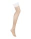 Чулки Obsessive Heavenlly stockings XL/2XL, широкая резинка