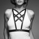 Портупея з екошкіри Bijoux Indiscrets Maze &ndash; Cross Cleavage Harness Black