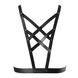Портупея з екошкіри Bijoux Indiscrets Maze &ndash; Cross Cleavage Harness Black