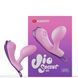 Смарт-віброяйце зі стимуляцією клітора KISSTOY Viosecret Pro, реагує на стискання, пояс для кріплення