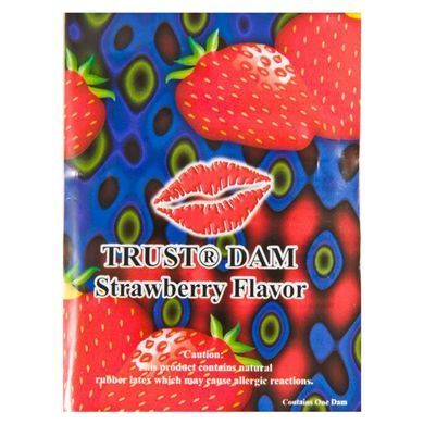 Латексна серветка Latex Dental Dams Strawberry 1 шт