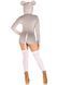 Комбінезон-костюм миші Leg Avenue Comfy Mouse L, з капюшоном