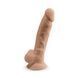 Фалоімітатор SilexD Tomas Flesh (MODEL 1 size 9in), двошаровий, силікон + Silexpan, діаметр 4,9см