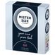 Презервативи Mister Size - pure feel - 64 (3 condoms), товщина 0,05 мм