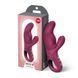 Вібратор-кролик Fun Factory MISS BI Wine Red, 2 незалежні мотори, діаметр 4,2 см