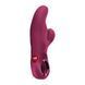 Вібратор-кролик Fun Factory MISS BI Wine Red, 2 незалежні мотори, діаметр 4,2 см