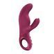 Вібратор-кролик Fun Factory MISS BI Wine Red, 2 незалежні мотори, діаметр 4,2 см