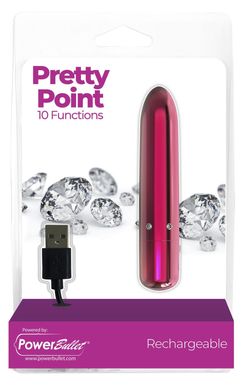 Вибропуля PowerBullet - Pretty Point Rechargeable Pink