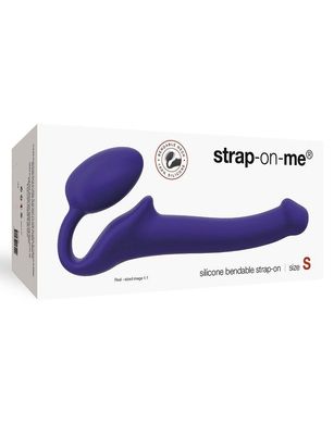 Безремневий страпон Strap-On-Me Violet S, повністю регульований, діаметр 2,7см