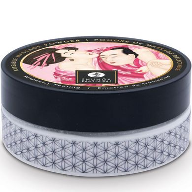 Вкусная пудра для оральных ласк Shunga Body Powder - Raspberry feeling (75 грамм)