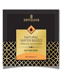 Пробник Sensuva - Natural Water-Based Butter Rum (6 мл), на водній основі, "Вершковий ром"