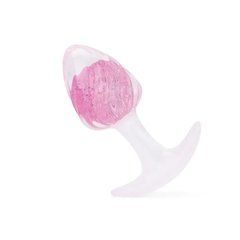 Анальна пробка Liebe Seele Icecream-shaped Crystal Anal Plug - Pink Small