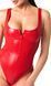 Боді Noir Handmade F352 Red powerwetlook body - XXL