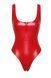 Боді Noir Handmade F352 Red powerwetlook body - XXL