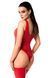 Боді Noir Handmade F352 Red powerwetlook body - XXL