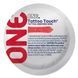 Презерватив ONE Tattoo Touch Red, 1 шт, червоний, з рельєфом у вигляді татуювання