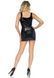 Вінілова мінісукня на шнурівці Leg Avenue Vinyl lace up mini dress L