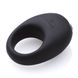 Премиум эрекционное кольцо Je Joue - Mio Black с глубокой вибрацией, эластичное, магнитная зарядка