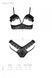 Еротичний комплект Passion DOLLY SET, XXL/XXXL, black, з відкритими чашками