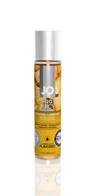 Смазка на водной основе System JO H2O — Juicy Pineapple (30 мл) без сахара, растительный глицерин, "Сочный ананас"