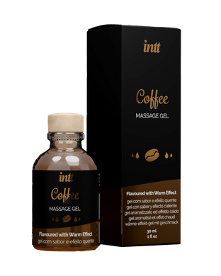 Массажный гель для интимных зон Intt Coffee (30 мл) разогревающий, аромат кофе