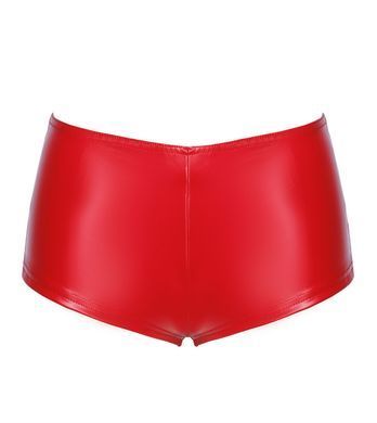 Шорти Noir Handmade F356 Red powerwetlook shorts - XL