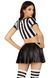 Костюм рефері Leg Avenue Time Out Referee XS, кроп-топ спідниця, свисток