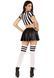 Костюм рефері Leg Avenue Time Out Referee XS, кроп-топ спідниця, свисток