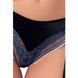 Комплект білизни GISELE SET black S/M - Passion Exclusive: ліф, трусики з пажами