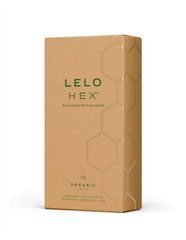 Презервативи LELO HEX Condoms Organic 12 Pack, тонкі та суперміцні