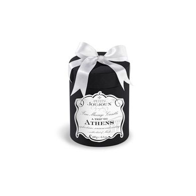 Масажна свічка Petits Joujoux - Athens - Musk and Patchouli (190 г) розкішна упаковка, Афіни - мускус і пачулі