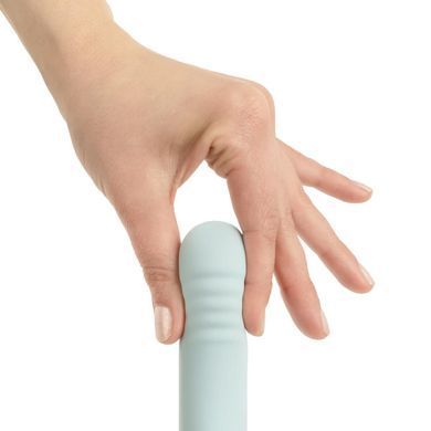 Потрійний вібратор Good Vibes Only &ndash; SAGE Triple Stimulation Vibe Soft Silicone &ndash; Blue, манливий рух